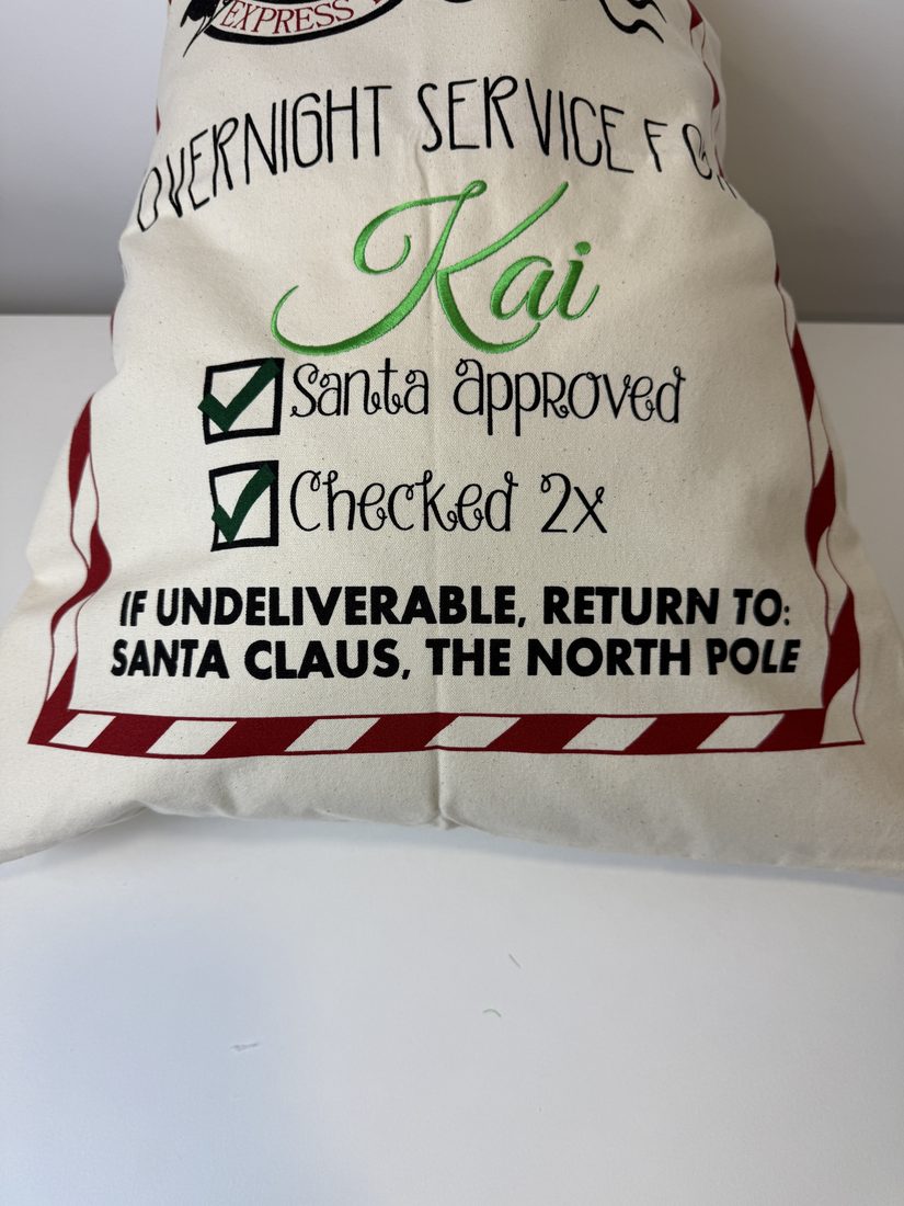 Personalised sack