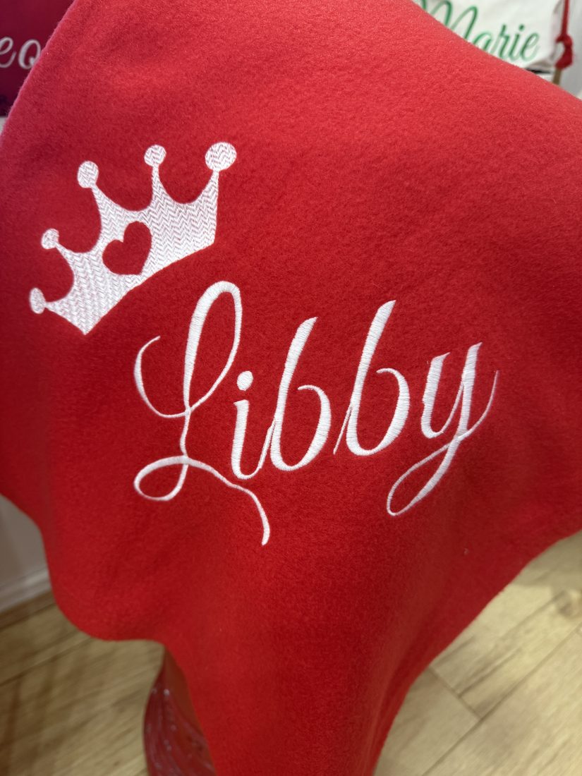 Personalised fleece